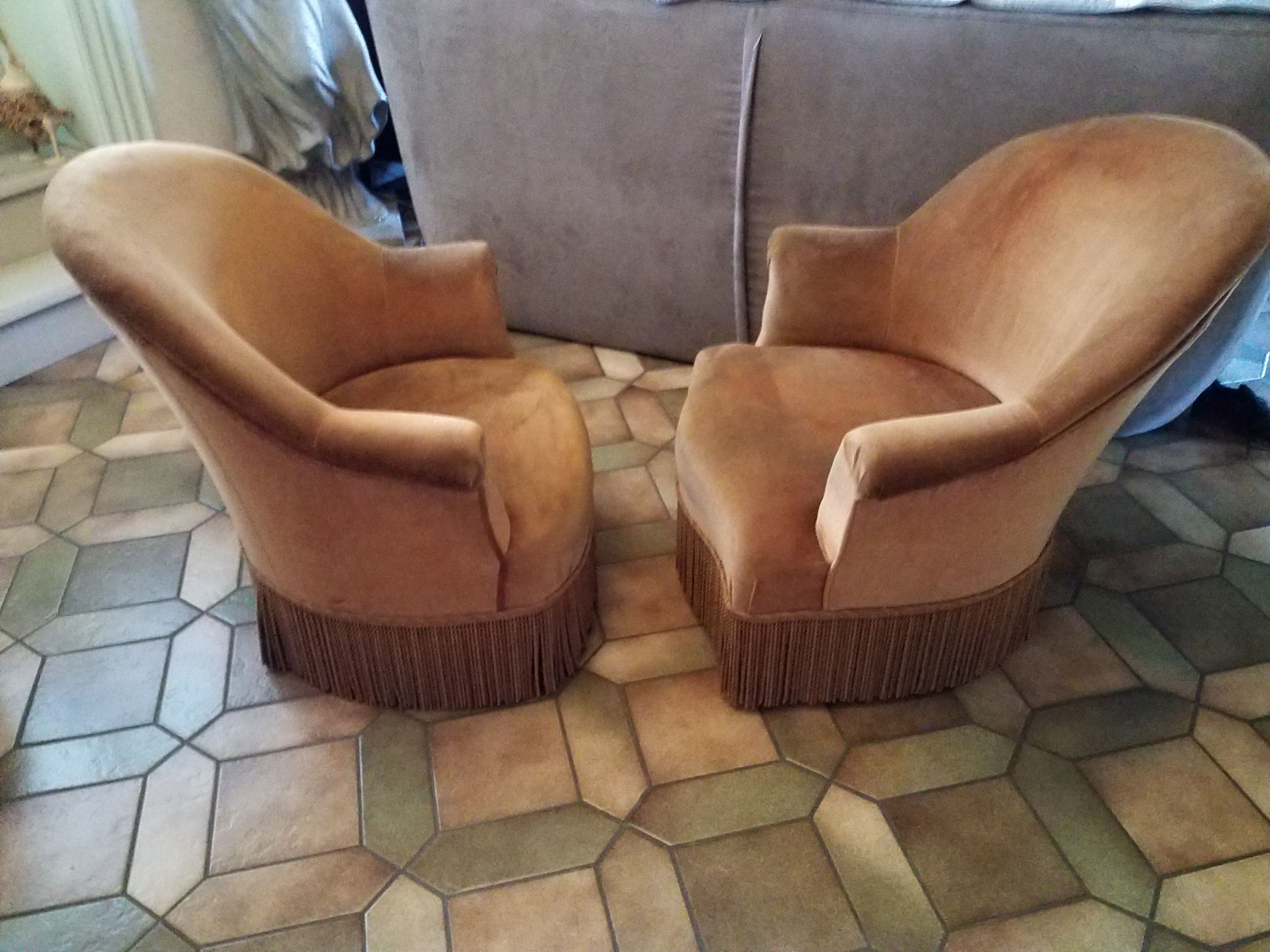 Pair of toad chairs