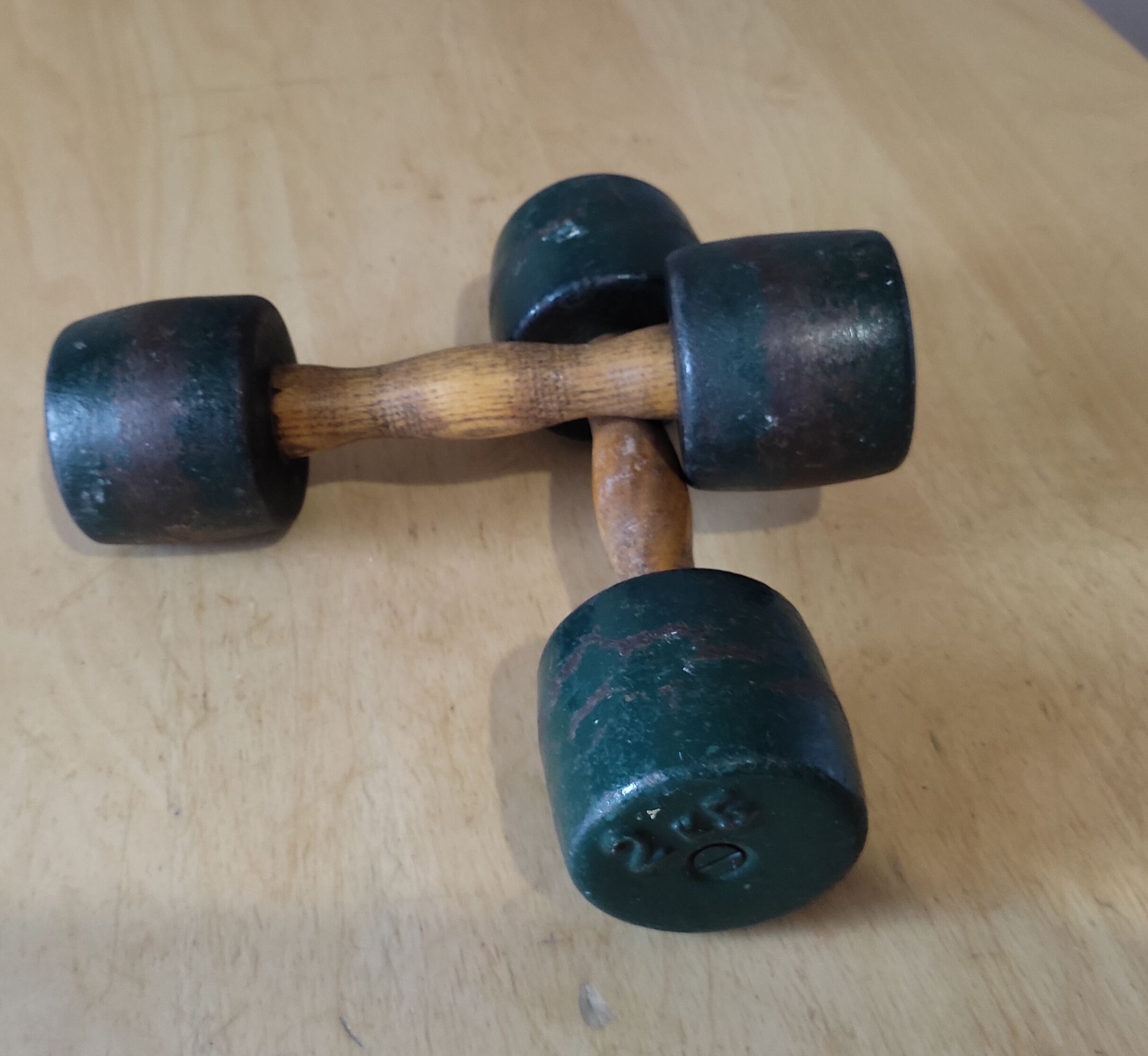 Haltères vintages 2,5 kg