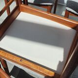 Set de 4 chaises danoises en teck par Henning Kjaernulfs