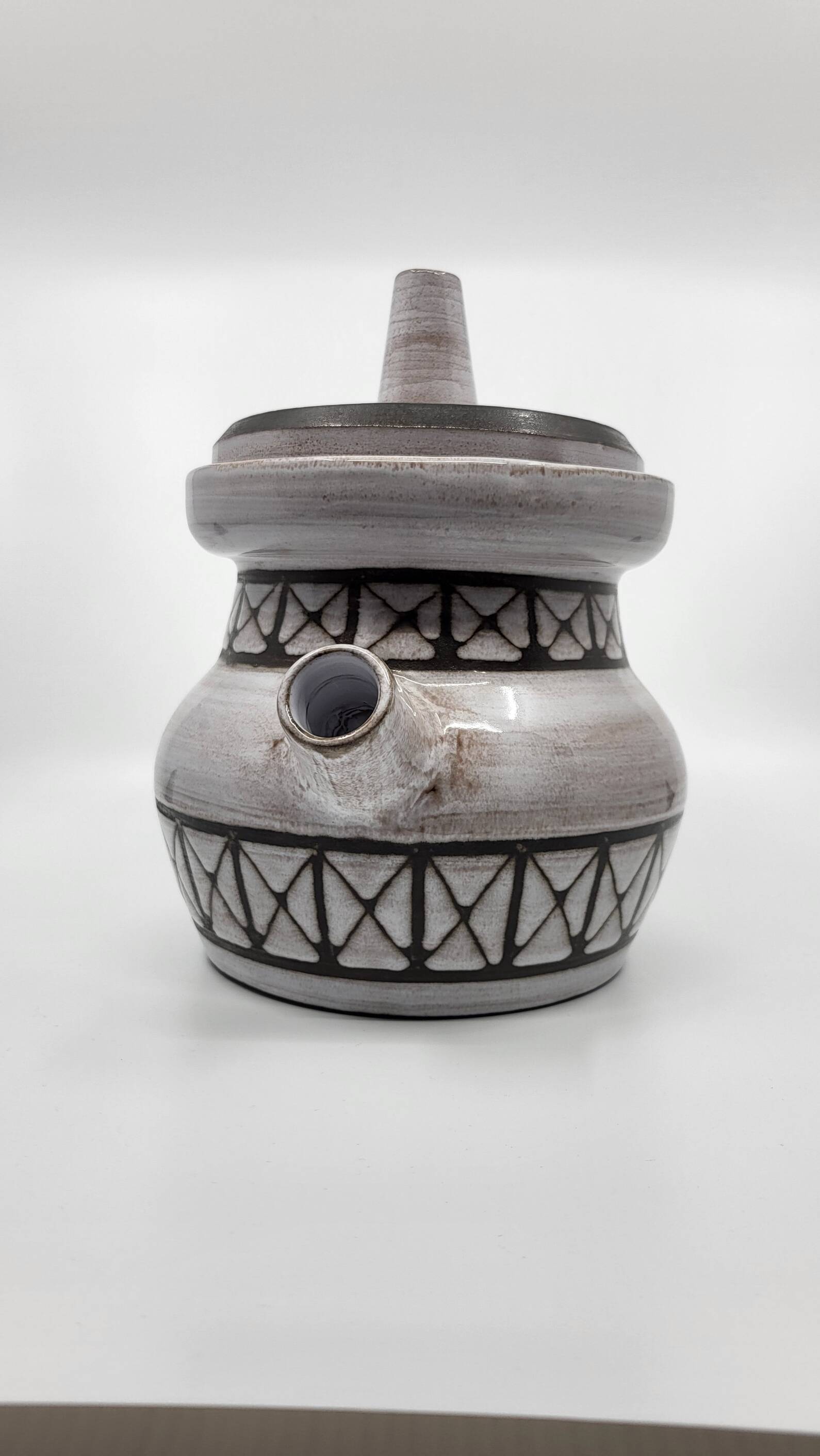 Soupière Emille Masson en Grès émaillé France Design 1950