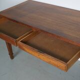Antique French Louis XVI Walnut Writing Desk / Side Table 1920's