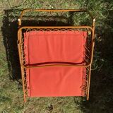 Vintage and new 70s sun lounger