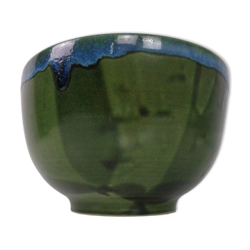 Large Danish Studio Ceramic Bowl, 1960s