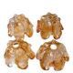 Set of 4 Murano glass tulips