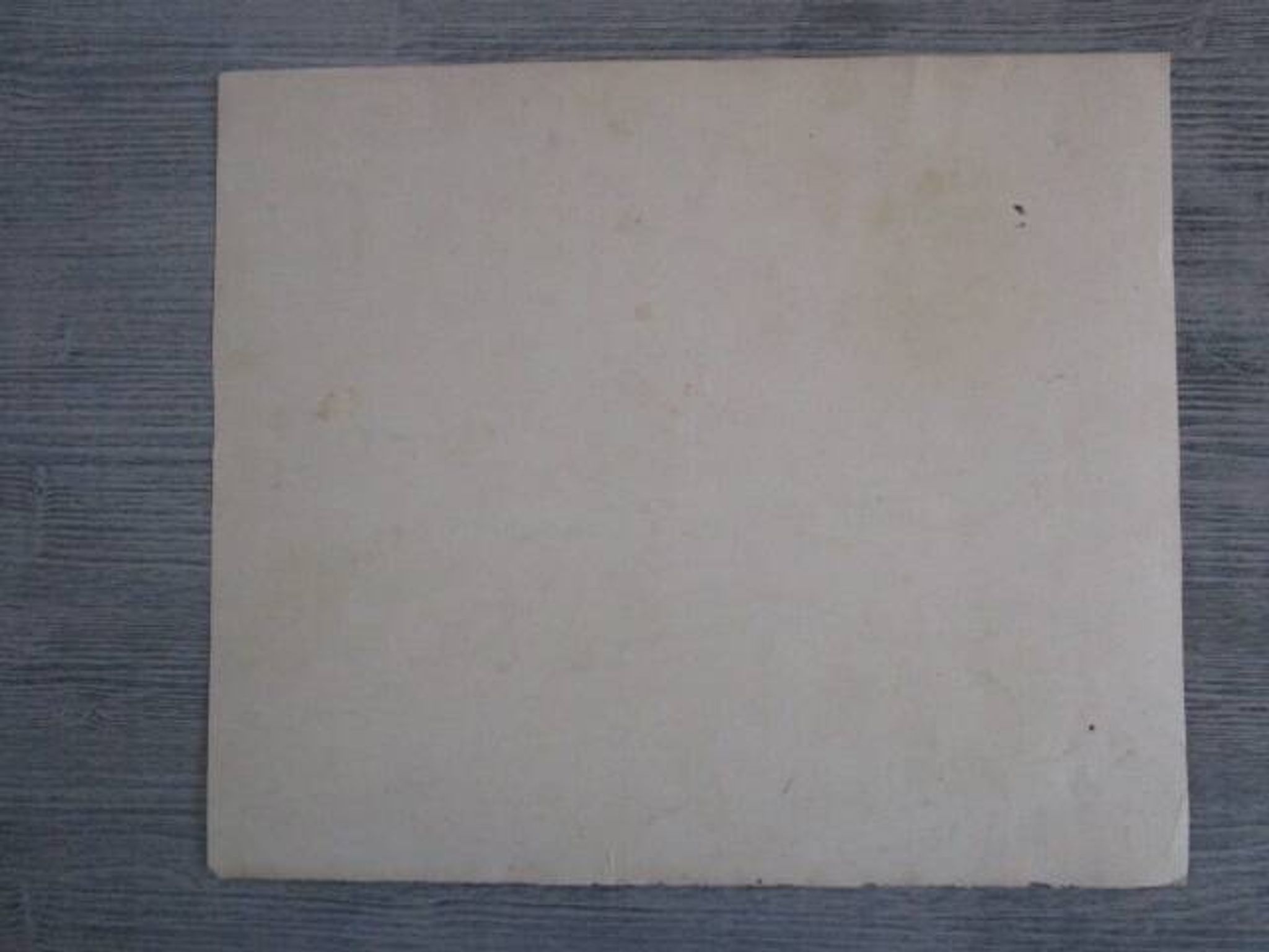 Original old watercolor - Interior architecture