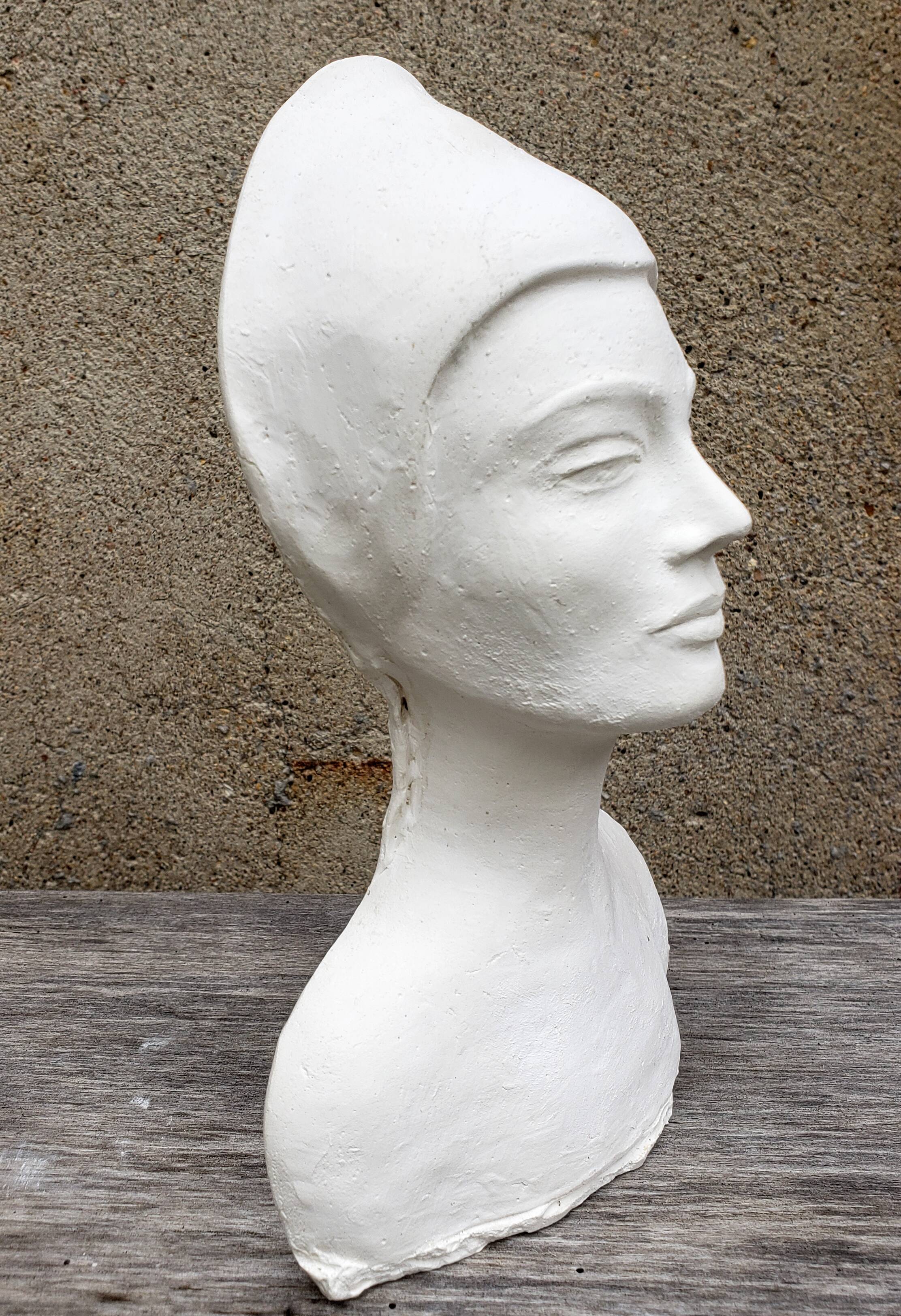 Plaster bust