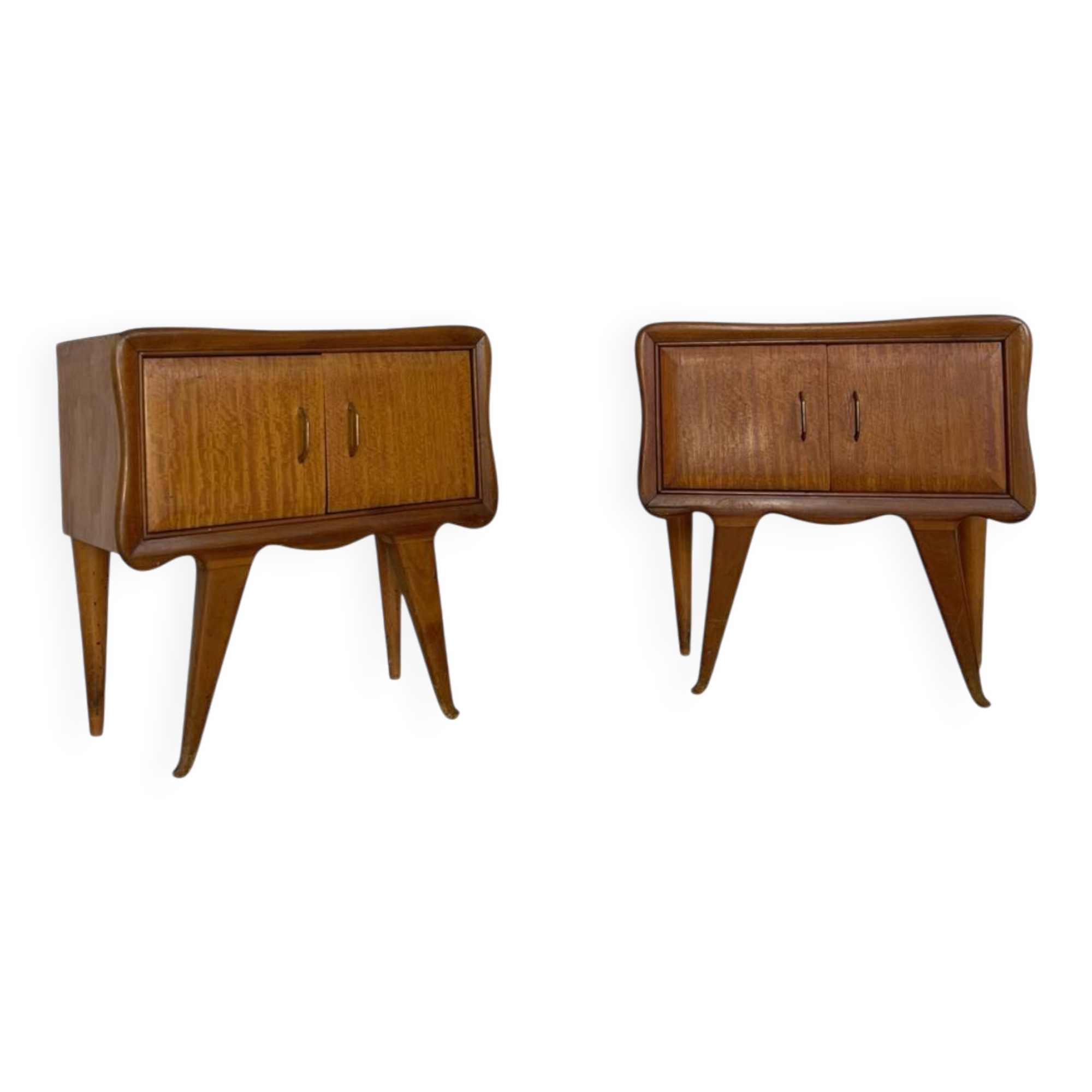 Paire de tables de chevet italiennes, milieu XXème