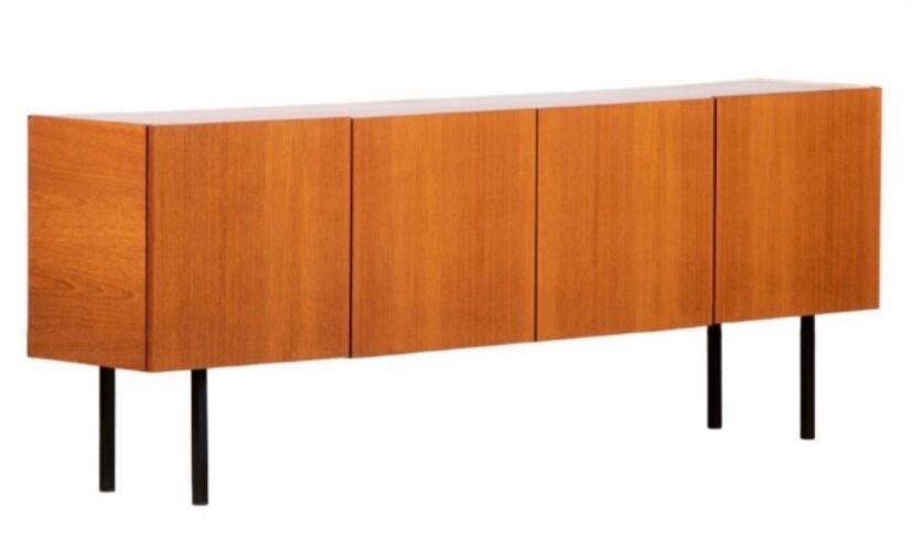 Vintage Scandinavian teak sideboard from the 70s and 60s