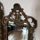 Baroque/Rococo triptych mirror in gilt brass, circa 1950 -M