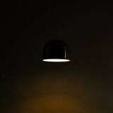 Pair of Swedish Brass Ceiling Pendant Lamps by Eje Ahlgren Bergboms, 1960s