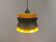 Hanging lamp, produced by Danish Lyskaer in the 1980s.