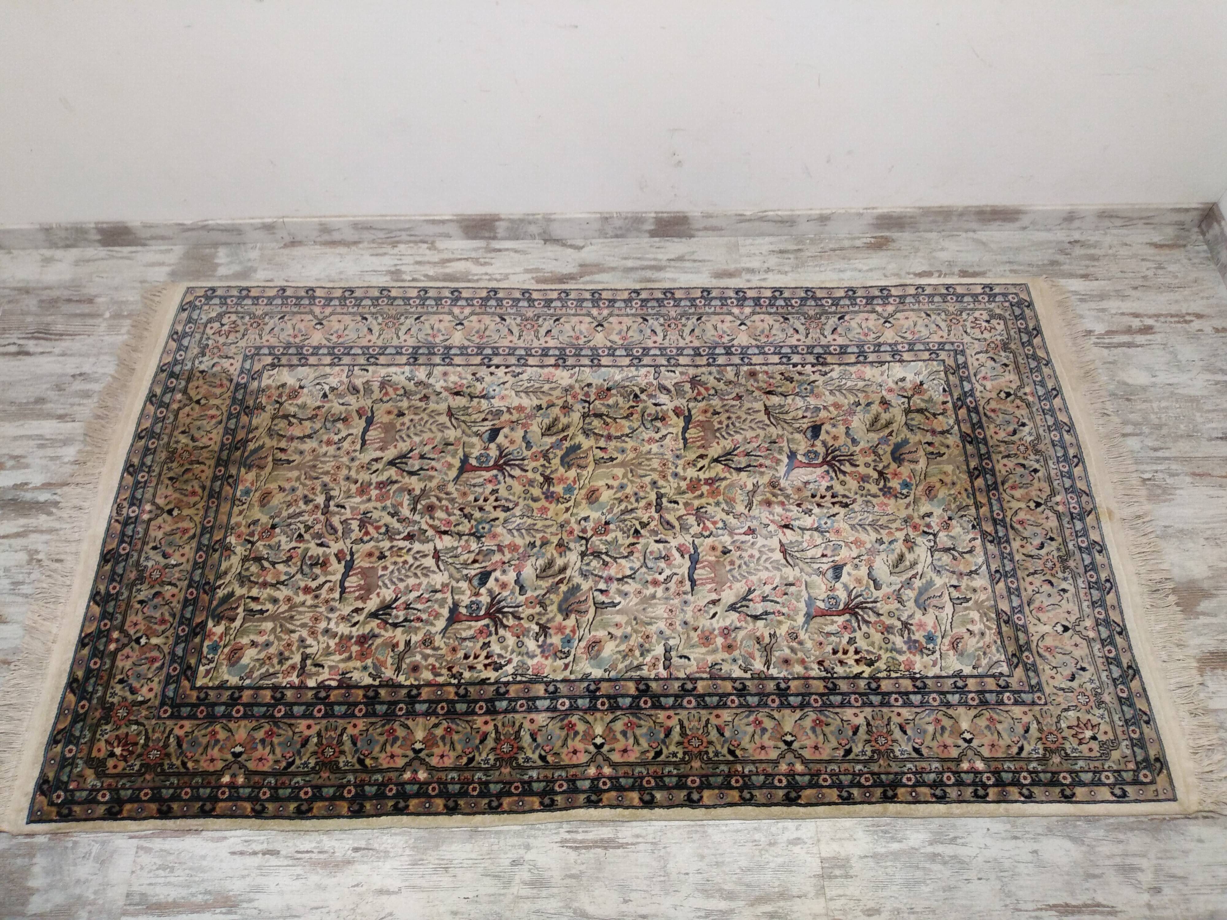 Antique Persian Tree of Life Rug