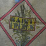 Grain bag, vintage jute bag