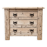 Commode en pin massif