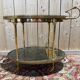Service dessert in Louis XVI style – Brass & Faux Marble Trays – Year