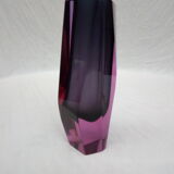 Faceted vase 80s Murano