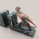 Art Deco bird bookends.