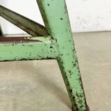 Tabouret d'Atelier Industriel Vert, 1960s