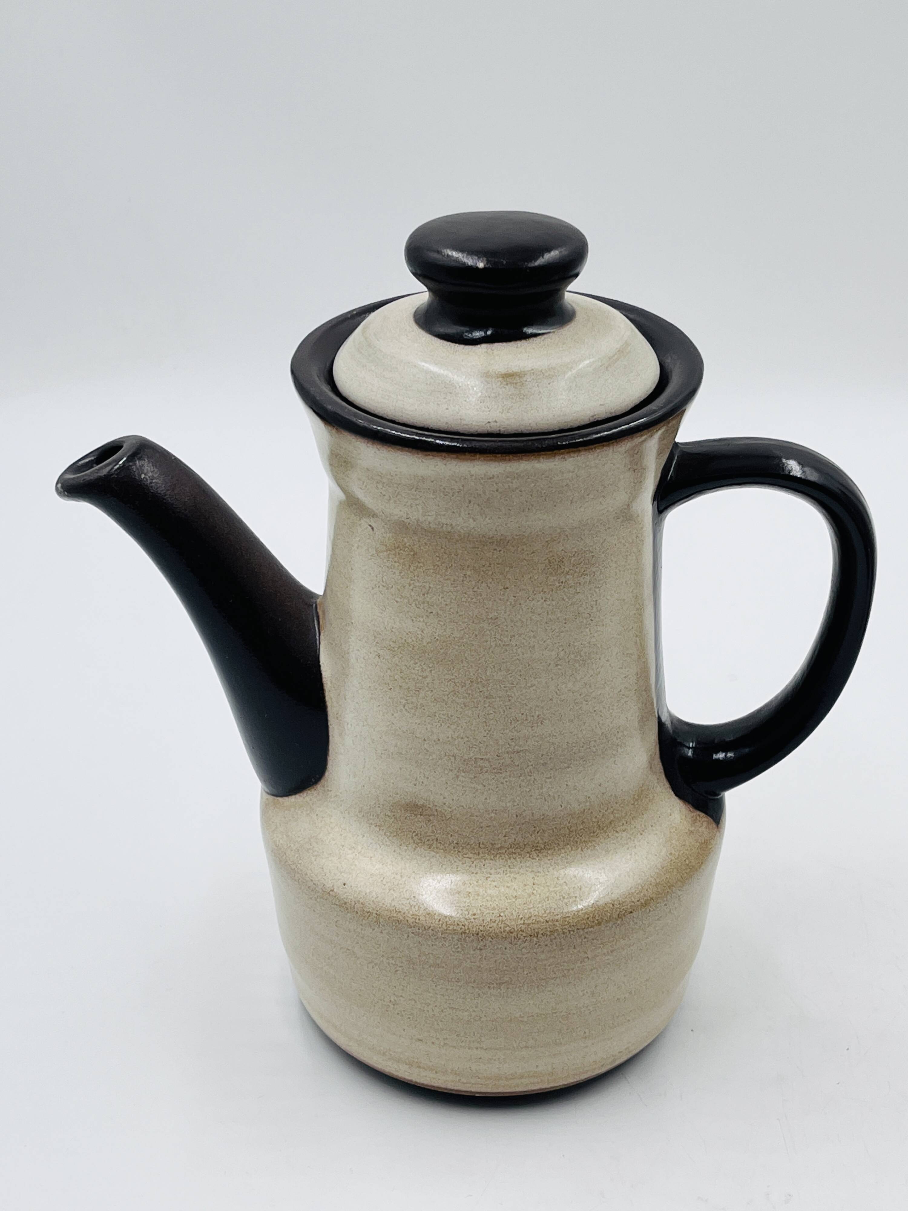 Vintage tableware service from West Germany from the 1970s.