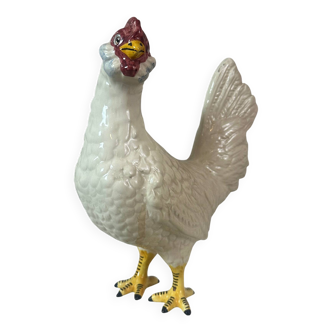 Poule en céramique