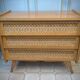 Vintage rattan dresser