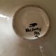 Old plate in ceramic (barbotine pottery) signed vallauris