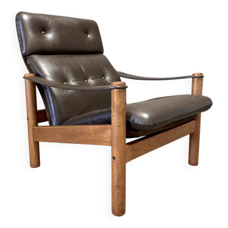 Fauteuil "soren nissen" design scandinave 1960.