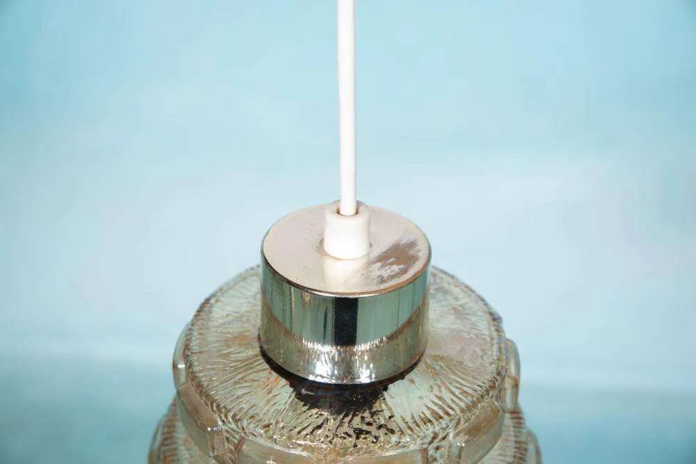 Vintage glass pendant from the 60s/70s, glass pendant from Sweden.