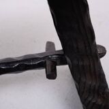 Handmade Spanish Brutalist Foot stool 1950s