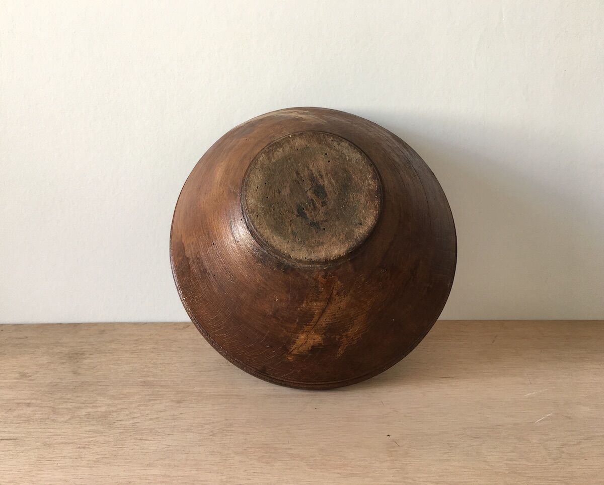 Wooden fruit cup