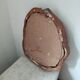 Brutalist mirror from the 70s, bushy.