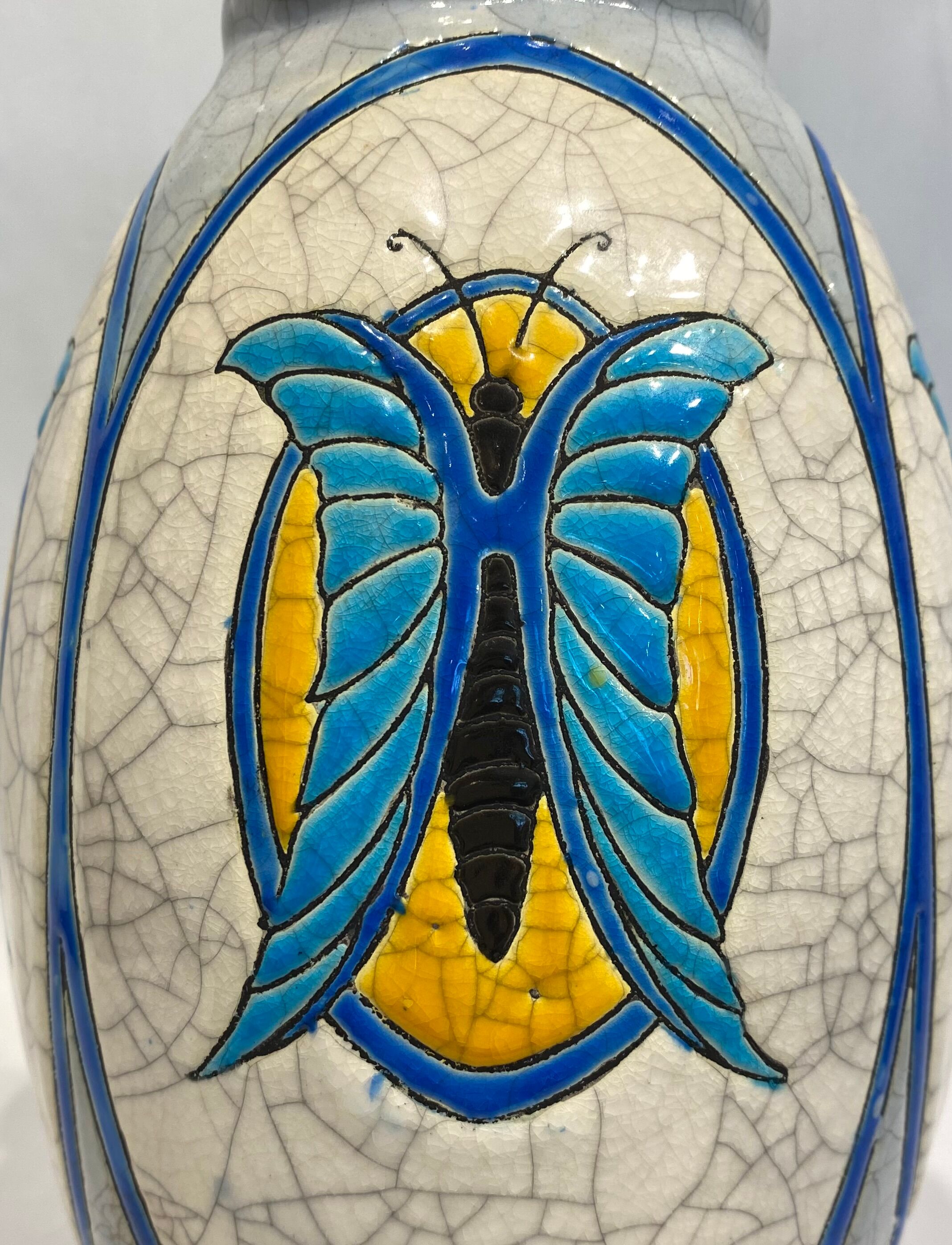 Boch Vase Keramis Brothers, D.742