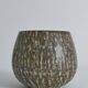 Vase en grès brun Birka Rubus de style mid-century modern par Gunnar Nylund, Rörstrand