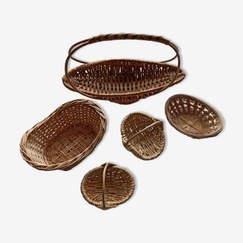 Small vintage baskets 60 70