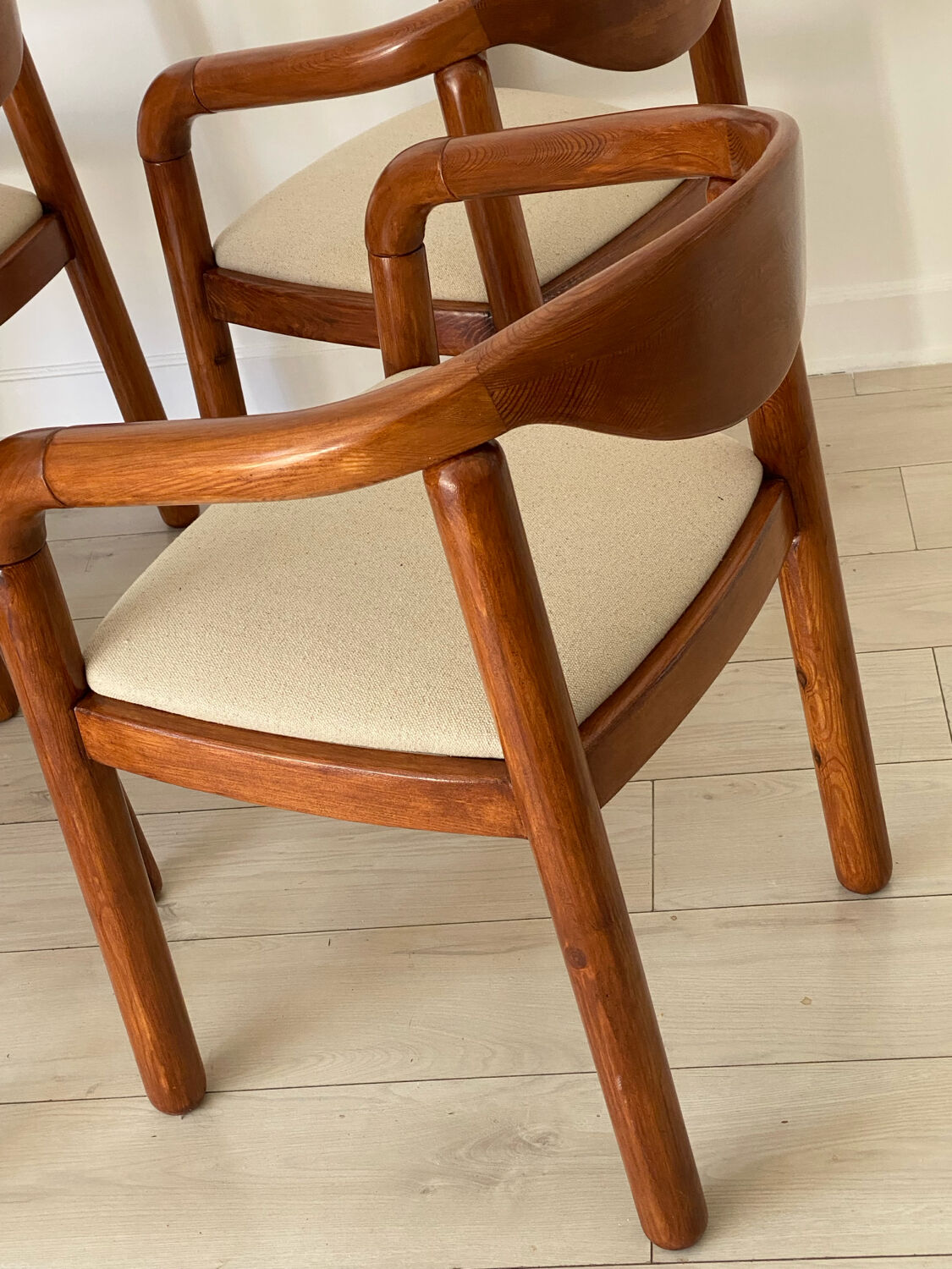 4 chairs Rainer Daumillier 1970