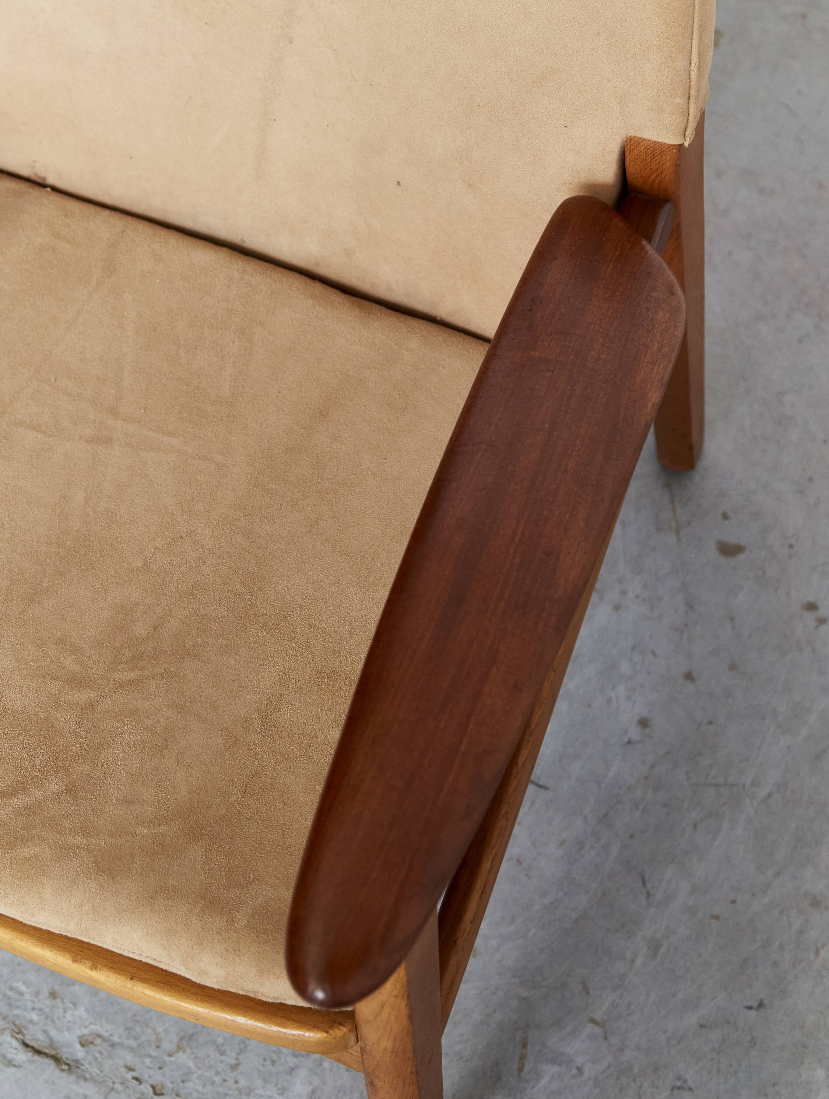 Pair Hans Olsen Easy Chairs for Verner Birkholm