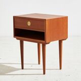 Restored teak nightstand