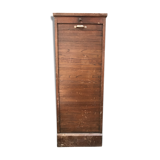 Cabinet with louver or curtain