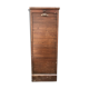 Cabinet with louver or curtain