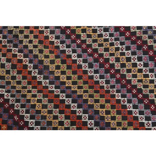 1970s vintage Turkish Oushak handmade wool cotton brown area rug 182x289