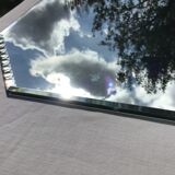 Octagonal bevelled mirror 1930 - 33x60cm