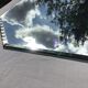 Octagonal bevelled mirror 1930 - 33x60cm