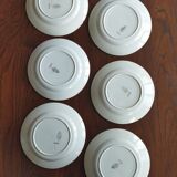 12 plates K&G Lunéville, model Meudon