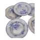 Antique lavender blue plates charm of yesteryear Flore Sarreguemines UC