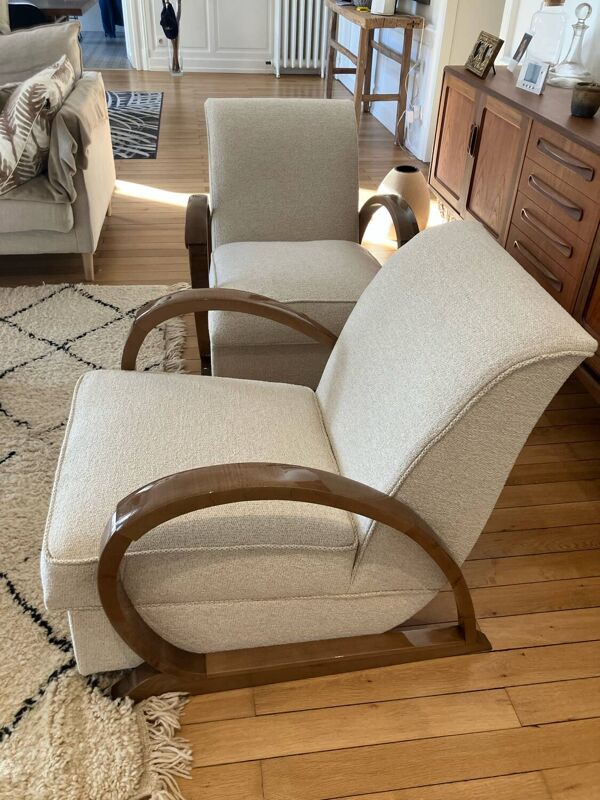 Paire de fauteuils Hugues Chevalier
