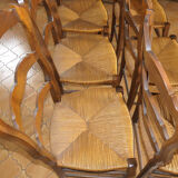 Set of 6 mulched chairs