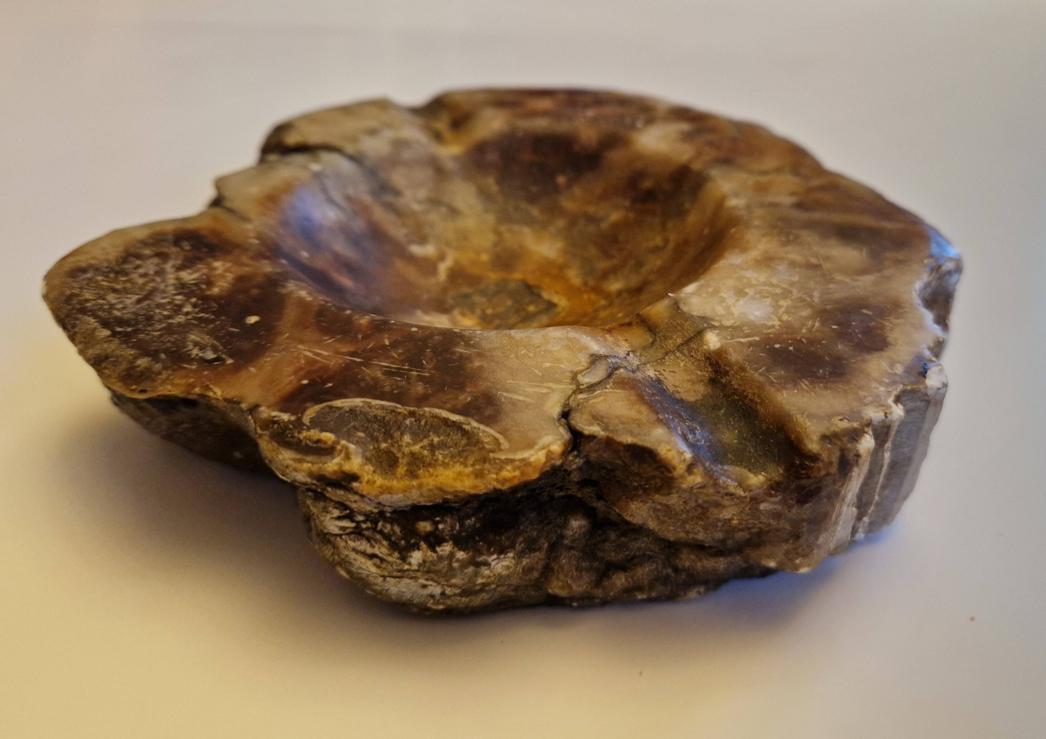 Cendrier en albâtre Italie vintage 1970