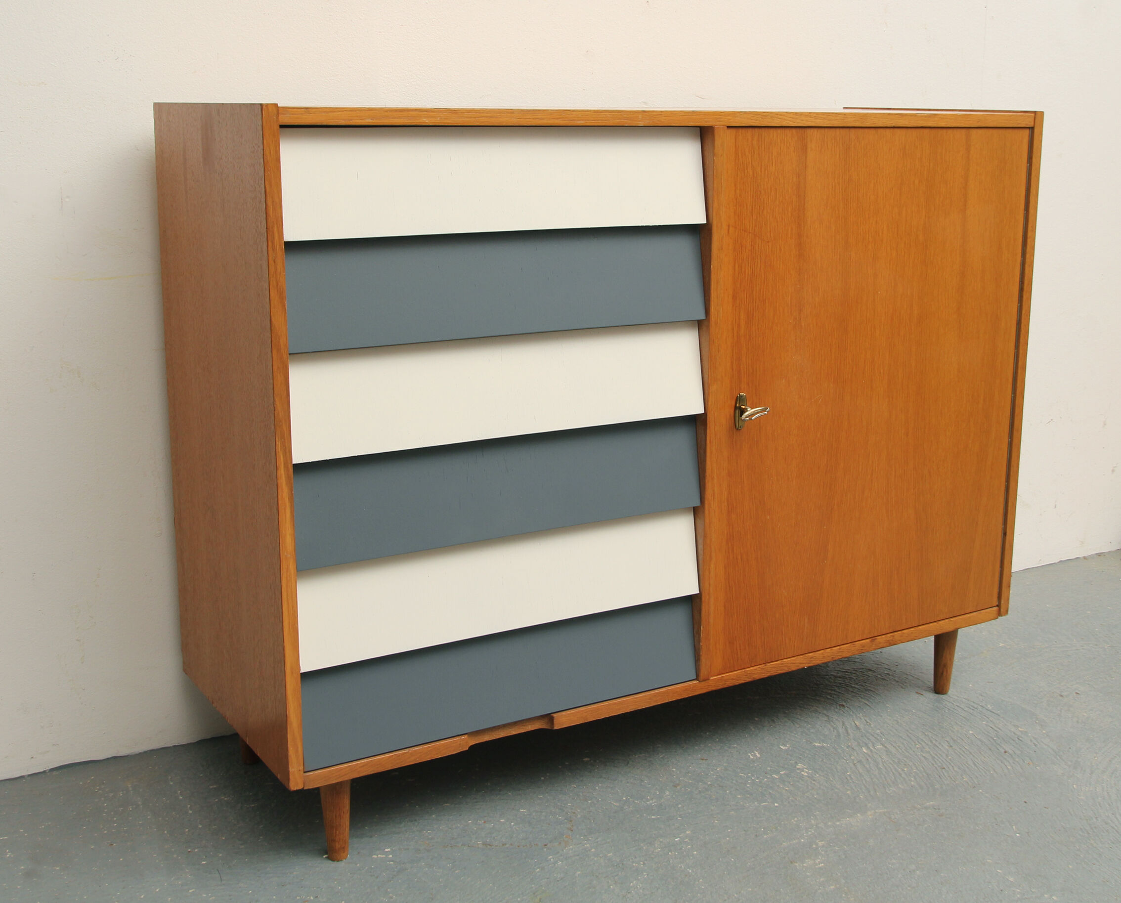 1950s commode in oak