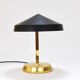 Mid-century table or desk lamp in black brass, Austria, 1960s.