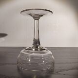 Coupes à champagne en cristal ciselé